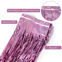 Metallic Tinsel Fringe Photo Backdrop