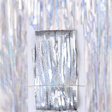 Metallic Tinsel Fringe Photo Backdrop
