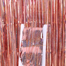 Metallic Tinsel Fringe Photo Backdrop