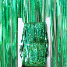 Metallic Tinsel Fringe Photo Backdrop
