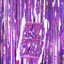 Metallic Tinsel Fringe Photo Backdrop