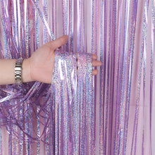Metallic Tinsel Fringe Photo Backdrop