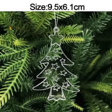 Crystal Acrylic Christmas Tree Ornaments