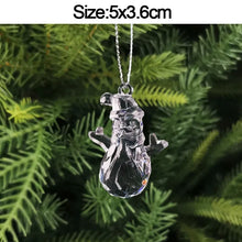 Crystal Acrylic Christmas Tree Ornaments