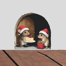 Festive Holiday Mouse Wall Decals