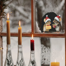 Festive Holiday Mouse Wall Decals