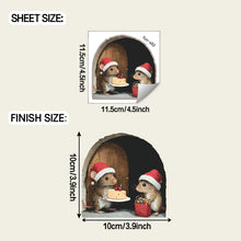 Festive Holiday Mouse Wall Decals