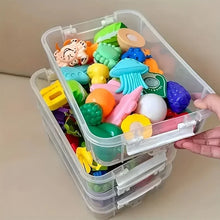 Stackable Transparent Makeup Organizer