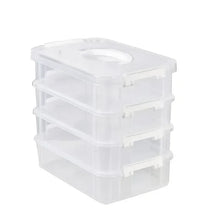 Stackable Transparent Makeup Organizer