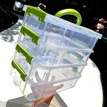 Stackable Transparent Makeup Organizer