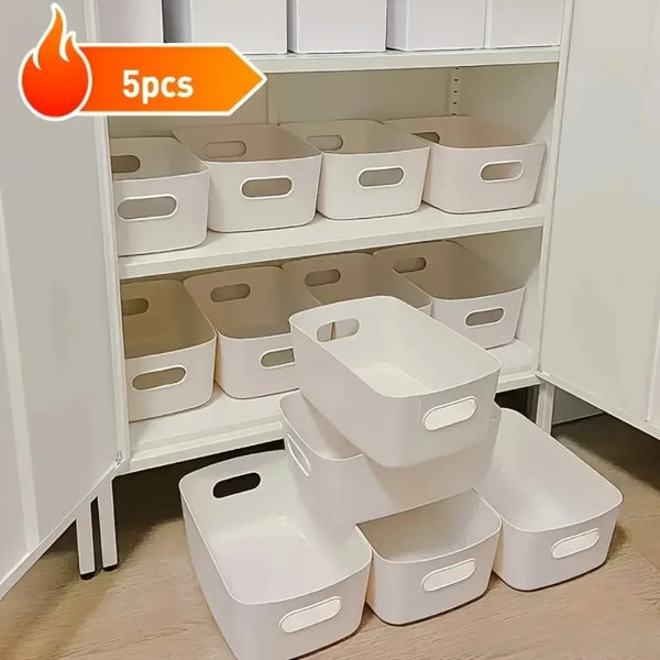 Stackable Rectangular Storage Containers