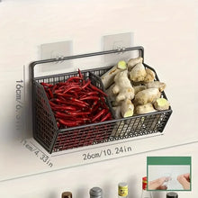 Wall Mounted Kitchen Spice Basket
