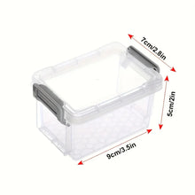 Transparent Stackable Craft Organizer Bins