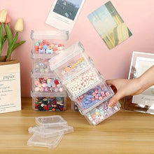 Transparent Stackable Craft Organizer Bins
