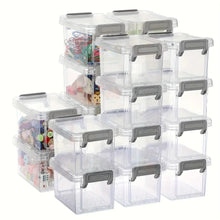 Transparent Stackable Craft Organizer Bins