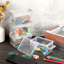 Transparent Stackable Craft Organizer Bins