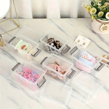 Transparent Stackable Craft Organizer Bins