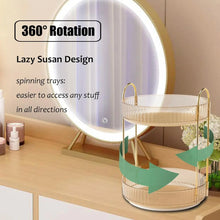 Rotating Vanity Makeup Organizer