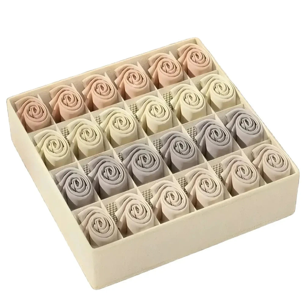 Khaki Drawer Underwear Organizer