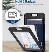 Transparent Retractable Employee Badge Holder