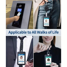 Transparent Retractable Employee Badge Holder