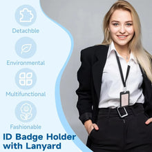 Transparent Retractable Employee Badge Holder