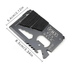 Stainless Steel Multi-Tool Survival Card