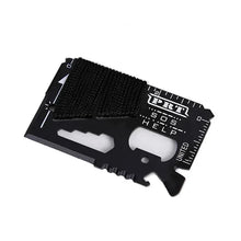 Stainless Steel Multi-Tool Survival Card