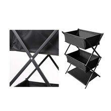 Folding Three-Layer Picnic Rack