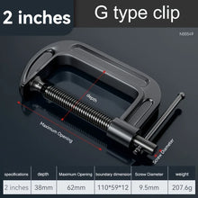 G-Shaped Metal Clamping Fixture