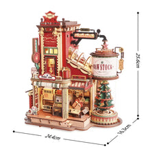 3D Wooden Carousel Music Box Puzzle
