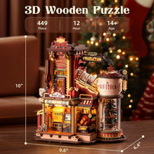 3D Wooden Carousel Music Box Puzzle