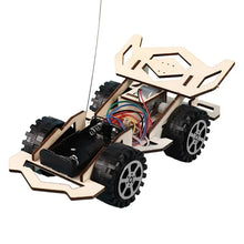 Wooden DIY Remote Control Racing Car