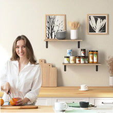 Wooden Floating Wall Shelves