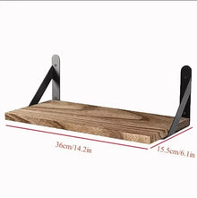 Floating Wooden Wall Shelf