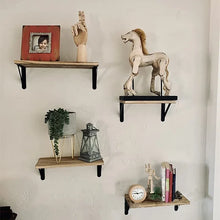 Floating Wooden Wall Shelf
