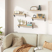 Floating Wooden Wall Shelf
