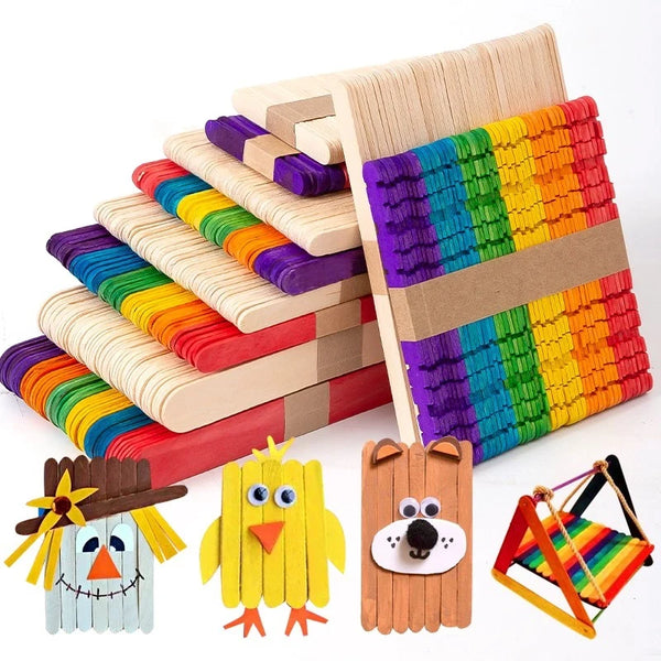 Natural Wooden Craft Sticks