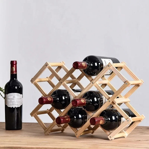 Stackable Wooden Wine Rack