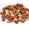 Unfinished Wooden Cross Beads