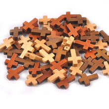 Unfinished Wooden Cross Beads