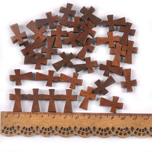 Unfinished Wooden Cross Beads