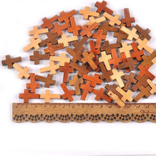 Unfinished Wooden Cross Beads
