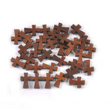 Unfinished Wooden Cross Beads