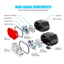 Rechargeable Bicycle Light Set