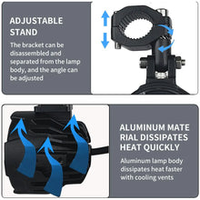 Dual Color LED Auxiliary Motorcycle Spotlights