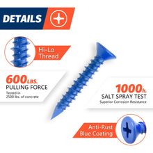 Masonry Concrete Screw Anchor Kit