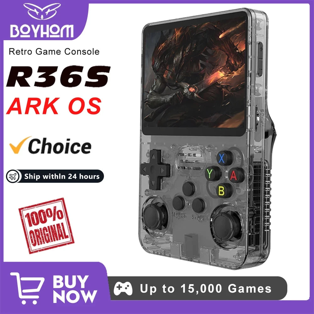 Boyhom Retro Handheld Game Console