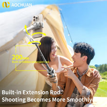 3-Axis Phone Stabilizer with Extension Rod