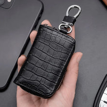 Crocodile Print Car Key Case